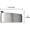 imageSwell Commuter Lid 188 Stainless Steel Lid with Pop Top Splash Free Sipping On The Go BPA Free
