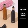 imageSwell Flip Straw Cap Fits 17oz Original Bottle 188 Stainless Steel Lid with Straw Flip Open for Easy Sipping On The Go BPA Free