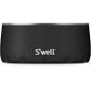 imageSwell Stainless Steel Pet Bowl 32oz Onyx for Small to Medium Size Dogs Mess Free Design with Non Slip Rubber Bottom Dishwasher Safe BPA FreeOnyx