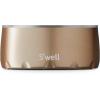 imageSwell Stainless Steel Pet Bowl 32oz Onyx for Small to Medium Size Dogs Mess Free Design with Non Slip Rubber Bottom Dishwasher Safe BPA FreePyrite