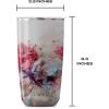 imageSwell Stainless Steel Tumbler with SlideOpen Lid 18oz Rose Agate Triple Layered Vacuum Insulated Containers Keeps Drinks Cold for 12 Hours and Hot for 4 BPA FreeRose Marble