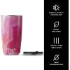 imageSwell Stainless Steel Tumbler with SlideOpen Lid 18oz Rose Agate Triple Layered Vacuum Insulated Containers Keeps Drinks Cold for 12 Hours and Hot for 4 BPA FreeRose Agate
