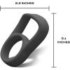 imageSwell Traveler Handle Fits All Traveler Sizes Onyx Comfortable Carrying On The Go Flexible Silicone Grip BPA FreeGray