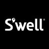 imageSwell Traveler Handle Fits All Traveler Sizes Onyx Comfortable Carrying On The Go Flexible Silicone Grip BPA FreeGray