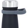 imageSwell Traveler Handle Fits All Traveler Sizes Onyx Comfortable Carrying On The Go Flexible Silicone Grip BPA FreeGrey