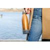 imageSwell Traveler Handle Fits All Traveler Sizes Onyx Comfortable Carrying On The Go Flexible Silicone Grip BPA FreeGrey