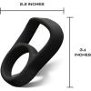 imageSwell Traveler Handle Fits All Traveler Sizes Onyx Comfortable Carrying On The Go Flexible Silicone Grip BPA FreeOnyx