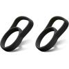 imageSwell Traveler Handle Fits All Traveler Sizes Onyx Comfortable Carrying On The Go Flexible Silicone Grip BPA FreeOnyx