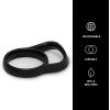 imageSwell Traveler Handle Fits All Traveler Sizes Onyx Comfortable Carrying On The Go Flexible Silicone Grip BPA FreeOnyx