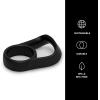 imageSwell Traveler Handle Fits All Traveler Sizes Onyx Comfortable Carrying On The Go Flexible Silicone Grip BPA FreeOnyx