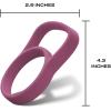 imageSwell Traveler Handle Fits All Traveler Sizes Onyx Comfortable Carrying On The Go Flexible Silicone Grip BPA FreePink