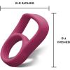 imageSwell Traveler Handle Fits All Traveler Sizes Onyx Comfortable Carrying On The Go Flexible Silicone Grip BPA FreePink
