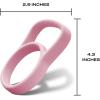 imageSwell Traveler Handle Fits All Traveler Sizes Onyx Comfortable Carrying On The Go Flexible Silicone Grip BPA FreePink Topaz