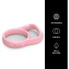 imageSwell Traveler Handle Fits All Traveler Sizes Onyx Comfortable Carrying On The Go Flexible Silicone Grip BPA FreePink Topaz