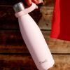 imageSwell Traveler Handle Fits All Traveler Sizes Onyx Comfortable Carrying On The Go Flexible Silicone Grip BPA FreePink Topaz