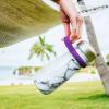 imageSwell Traveler Handle Fits All Traveler Sizes Onyx Comfortable Carrying On The Go Flexible Silicone Grip BPA FreePurple