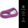 imageSwell Traveler Handle Fits All Traveler Sizes Onyx Comfortable Carrying On The Go Flexible Silicone Grip BPA FreePurple