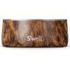 imageSwell Stainless Steel Pet Bowl 32oz Onyx for Small to Medium Size Dogs Mess Free Design with Non Slip Rubber Bottom Dishwasher Safe BPA FreeTeakwood