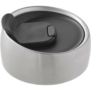 imageSwell Commuter Lid 188 Stainless Steel Lid with Pop Top Splash Free Sipping On The Go BPA Free