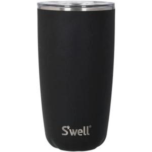imageSwell Stainless Steel Tumbler with SlideOpen Lid 18oz Rose Agate Triple Layered Vacuum Insulated Containers Keeps Drinks Cold for 12 Hours and Hot for 4 BPA FreeOnyx
