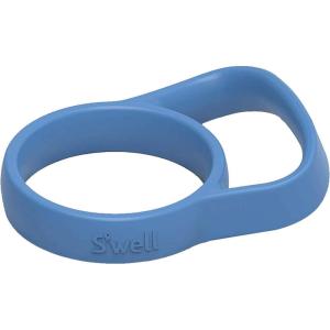 imageSwell Traveler Handle Fits All Traveler Sizes Onyx Comfortable Carrying On The Go Flexible Silicone Grip BPA FreeBlue