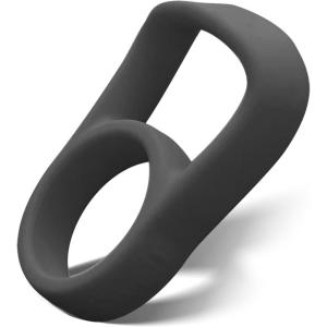 imageSwell Traveler Handle Fits All Traveler Sizes Onyx Comfortable Carrying On The Go Flexible Silicone Grip BPA FreeGray