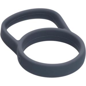 imageSwell Traveler Handle Fits All Traveler Sizes Onyx Comfortable Carrying On The Go Flexible Silicone Grip BPA FreeGrey