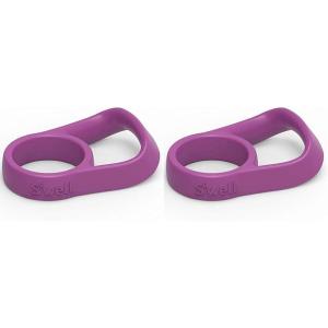 imageSwell Traveler Handle Fits All Traveler Sizes Onyx Comfortable Carrying On The Go Flexible Silicone Grip BPA FreePurple