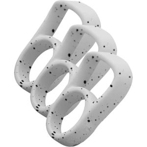 imageSwell Traveler Handle Fits All Traveler Sizes Onyx Comfortable Carrying On The Go Flexible Silicone Grip BPA FreeWhite Speckle