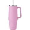 imageSwell Recycled Stainless Steel Tumbler XL with Straw and Handle 30oz Hydrangea Pink Triple Layered Vacuum Insulated Containers Keeps Drinks Cold for 36 hours and Hot for 9Hydrangea Pink