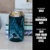 imageSwell Stainless Steel Chiller  Slim Azurite Marble  Fits 12oz Cans and Slim Bottles TripleLayered VacuumInsulated Keeps Drinks Cool for Up to 6 Hours  DishwasherSafe BPAFree for TravelAzurite Marble