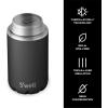 imageSwell Stainless Steel Chiller  Slim Azurite Marble  Fits 12oz Cans and Slim Bottles TripleLayered VacuumInsulated Keeps Drinks Cool for Up to 6 Hours  DishwasherSafe BPAFree for TravelOnyx