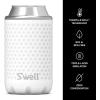imageSwell Stainless Steel Chiller  Slim Azurite Marble  Fits 12oz Cans and Slim Bottles TripleLayered VacuumInsulated Keeps Drinks Cool for Up to 6 Hours  DishwasherSafe BPAFree for TravelHole in One