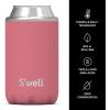 imageSwell Stainless Steel Chiller  Slim Azurite Marble  Fits 12oz Cans and Slim Bottles TripleLayered VacuumInsulated Keeps Drinks Cool for Up to 6 Hours  DishwasherSafe BPAFree for TravelCoral Reef