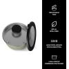 imageSwell Stainless Steel Salad Bowl Kit  64oz Azurite  Comes with 2oz Condiment Container and Removable Tray for Organization  LeakProof Easy to Clean Dishwasher SafeMountain Sage