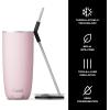 imageSwell Stainless Steel Tumbler with Straw and SlideOpen Lid 24oz Peacock Blue Triple Layered Vacuum Insulated Containers Keeps Drinks Cold for 18 Hours and Hot for 5 BPA FreePink Topaz