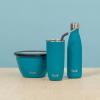 imageSwell Stainless Steel Tumbler with Straw and SlideOpen Lid 24oz Peacock Blue Triple Layered Vacuum Insulated Containers Keeps Drinks Cold for 18 Hours and Hot for 5 BPA FreePeacock Blue