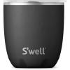 imageSwell Stainless Steel Tumbler with SlideOpen Lid 10oz Onyx Triple Layered Vacuum Insulated Containers Keeps Drinks Colder and Hotter for Longer BPA FreeOnyx