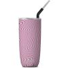 imageSwell Stainless Steel Tumbler with Straw and SlideOpen Lid 24oz Peacock Blue Triple Layered Vacuum Insulated Containers Keeps Drinks Cold for 18 Hours and Hot for 5 BPA FreeLavender Swirl