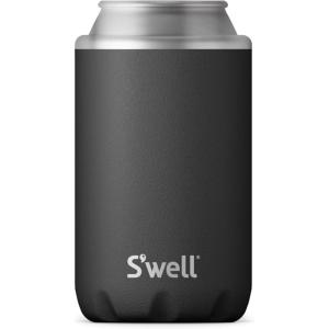 imageSwell Stainless Steel Chiller  Slim Azurite Marble  Fits 12oz Cans and Slim Bottles TripleLayered VacuumInsulated Keeps Drinks Cool for Up to 6 Hours  DishwasherSafe BPAFree for TravelOnyx