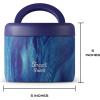 imageSnack by Swell Stainless Steel Food Container 24 Oz Azure Forest DoubleLayered Insulated Bowls BPAFreeAzure Forest