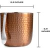 imageSwell 67oz Stainless Steel Ice Bucket with Tongs  TripleLayered VacuumInsulated BPAFree BarwareDipped Metallic