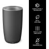 imageSwell Stainless Steel Wine Chiller Holds 750ml Bottle Calacatta Gold Triple Layered Vacuum Insulated Container Keeps Bottles Chilled for Longer BPA Free BarwareOnyx