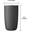 imageSwell Stainless Steel Wine Chiller Holds 750ml Bottle Calacatta Gold Triple Layered Vacuum Insulated Container Keeps Bottles Chilled for Longer BPA Free BarwareOnyx