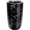 imageSwell Stainless Steel Wine Chiller Holds 750ml Bottle Calacatta Gold Triple Layered Vacuum Insulated Container Keeps Bottles Chilled for Longer BPA Free BarwareBlack Marble