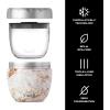 imageSwell Eats Stainless Steel Food Bowls 215oz Blue Granite TripleLayered VacuumInsulated Containers Keeps Food Cold for 11 Hours and Hot for 7 hours Condensation Free BPA FreeCalacatta Gold
