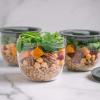imageSwell Eats Stainless Steel Food Bowls 215oz Blue Granite TripleLayered VacuumInsulated Containers Keeps Food Cold for 11 Hours and Hot for 7 hours Condensation Free BPA FreeClear