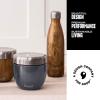 imageSwell Eats Stainless Steel Food Bowls 215oz Blue Granite TripleLayered VacuumInsulated Containers Keeps Food Cold for 11 Hours and Hot for 7 hours Condensation Free BPA FreeBlue Suede