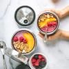 imageSwell Eats Stainless Steel Food Bowls 215oz Blue Granite TripleLayered VacuumInsulated Containers Keeps Food Cold for 11 Hours and Hot for 7 hours Condensation Free BPA FreePink Topaz