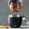 imageSwell Eats Stainless Steel Food Bowls 215oz Blue Granite TripleLayered VacuumInsulated Containers Keeps Food Cold for 11 Hours and Hot for 7 hours Condensation Free BPA FreeBlue Suede